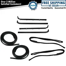 Door & Window Run Channel Sweep Felt Front Seal Kit for 80-86 Ford Pickup Truck (For: 1984 Ford)