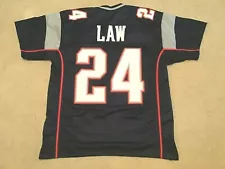 UNSIGNED CUSTOM Sewn Stitched Ty Law Blue Jersey - M, L, XL, 2XL