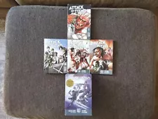 Attack on Titan Mangas (10) Box Set + Exclusive Poster + Short Story Collection