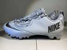 Used Size 10.5 Nike Zoom ZM Vapor Carbon Fly TD 2 Grey Football Cleats