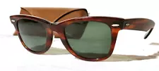 Bausch & Lomb B&L Ray Ban, USA Wayfarer 5022 Sunglasses Tortoise BL on lens