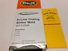 3139 DO-IT TROLLING SINKER MOLD 2, 3, 4 oz