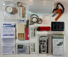 Emergency Survival Bottle - Survival Kit Bug out Bag Zombie Hurricane Camping