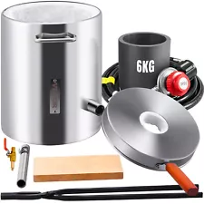 VEVOR 6KG Propan Melting Furnace Kit Gas Metal Forge Stainless Steel 2700℉