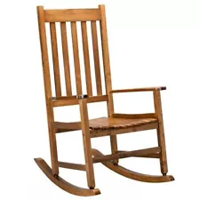 68.5*86*115CM Square Wooden Rocking Chair Original Color