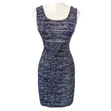 FOREVER 21 Navy Blue Glitter Bodycon Mini Dress Size M
