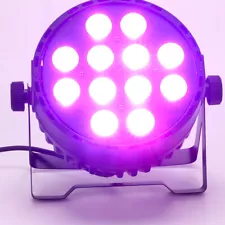 12 LED 120W RGBW PAR64 Light DMX DJ Stage Light 4IN1 Color Mixing Wash Effect US