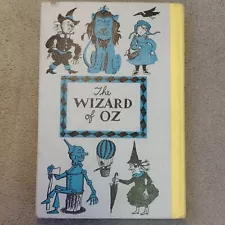 1944 "The Wizard of Oz" Junior Deluxe Edition by L. Frank Baum Vintage Hardcover