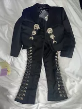 Mariachi Suit Boys Authentic Metal Ornament Traje Charro See Description no