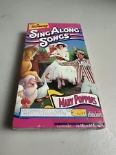 New Mary Poppins Sing Along Songs VHS For Billie