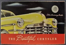 1949 Chrysler Brochure New Yorker Windsor Saratoga Wagon Excellent Original 49