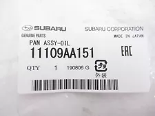 Genuine OEM Subaru 11109AA151 Oil Pan