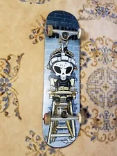 Vtg Blind Electric Chair Reaper 8.25 Skateboard Deck Complete Set Trucks, Wheels