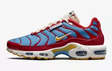 Nike Air Max Plus SE Tuned University Red Pollen Blue DC9332-600 sz 8 Men's