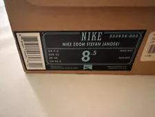 Nike SB Zoom Stefan Janoski "Black Mint" New w/Box DS 333824-003 Size 8.5