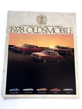 1978 Oldsmobile Sales Brochure Catalog Starfire Omega Cutlass Supreme Salon 442