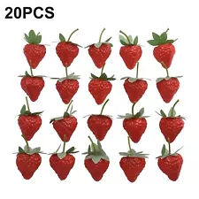 Display Fake Strawberry For Kitchen/Home Decor Decorative Artificial Useful SALE