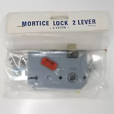 Mortise 2 Lever Lock with Two Antique Style Keys Made in England