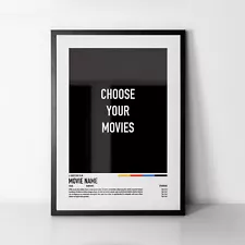 Movie Posters - Choose Your Movies Custom Film Posters Personalised Movie Poster