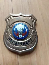 American Police Badge Modified Obsolete used as a film movie & tv prop