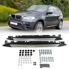 Side Step Nerf Bars Running Boards for 07-13 BMW X5 4 Door Aluminum,L+R (For: BMW X5)