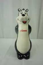 Fully Original Hamm's Beer Bear Mascot Bank With Plug