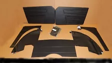 New Black Interior Kit W Panels + Seat Upholstery Triumph TR6 1970-72 Made UK