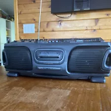 Yorx 1260 Boombox/Ghetto blaster Cassette Am:fm Tested Working See Vid