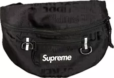 Black Supreme Waist Bag (SS19)