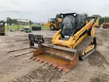 2020 Caterpillar 299D3 Skid Steer Track Loader Crawler AC Cab Hyd QC Aux bidadoo