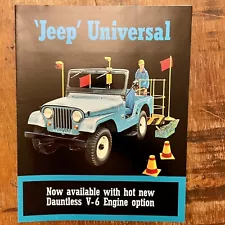 Original 1965 Jeep Universal Dealer Sales Brochure Hurricane