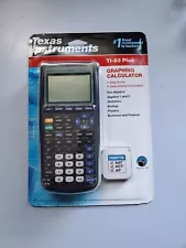 New ListingTexas Instruments TI-83 Plus Graphing Calculator For School Math Test Black New