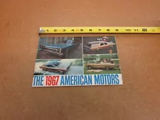 1967 AMC Full Line Rebel Ambassador Rambler sales brochure 32 pg ORIGINAL