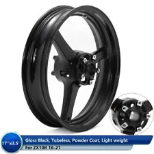 ZX10R 17x3.5'' Front Wheel Tubeless Rim Black for Kawasaki Ninja ZX-10R 16-24