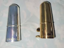 Two Cannonball Soprano Saxophone Ligatures And Caps