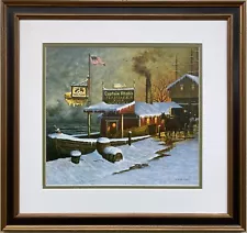 Charles Wysocki "Cobweb Bay" Newly FRAMED Art Americana Rural