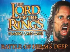 Lord of the Rings LOTR TCG Battle of Helm's Deep 2ND TIER Singles Pick Your Card