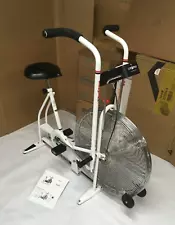 *Vintage MCM SCHWINN AIRDYNE Dual Action EXCERCISE BIKE w/SPEEDO & MANUAL WHITE