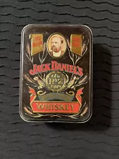 Jack Daniels Old No 7 Whiskey Tin Embossed Box With 2 Bottles