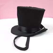 Perial Co Black Mini Top Hat Miniature Hats for Arts, Crafts and Costumes