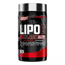 Nutrex Research Lipo-6 Black Ultra Concentrate 60 Caps | Energizing Fat Burn