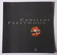 CADILLAC FLEETWOOD orig 1996 USA Mkt Large Format Sales Brochure - Brougham