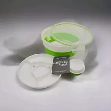 Weight Watchers Collapsible Bowl With Divided Food Plate Cap & Lid