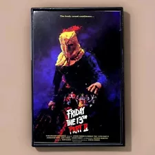 1981 Friday The 13th Part 2 Framed Mini Movie Poster 4x6 Horror Memorabilia