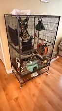 Rolling Small Animal Cage Pet sugar glider cage large cage critters bird little 