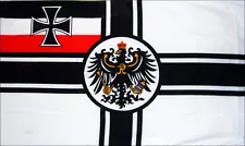 GERMAN IMPERIAL FLAG WITH CREST WORLD WAR 1 WW1 WWI GERMANY SOMME YPRES 3X2 FEET