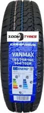 1 x 185 75R16c COMPASAL VANMAX 8PR 104/102R 1857516 185/75r16c TRANSIT VAN TYRE