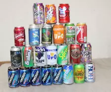 VINTAGE SODA CAN LOT OF 24