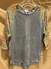 Lularoe Randy Baseball Tee Size Large