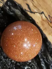 GOLDSTONE SPHERE Marble Contemporary 18mm BEAUTY MACHINE CUT